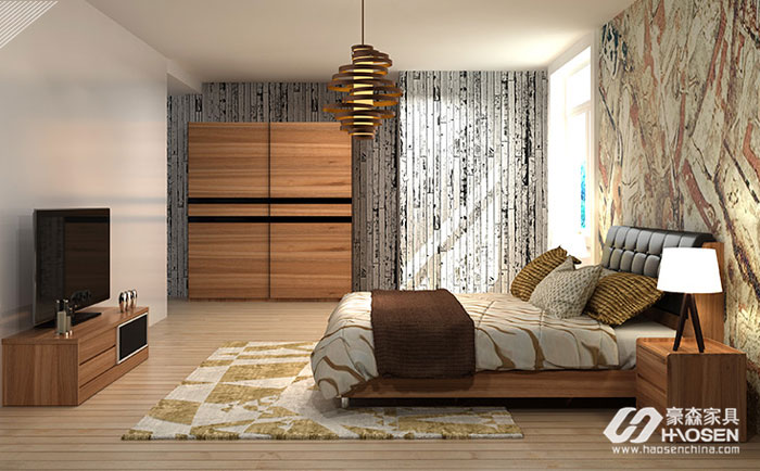 小户型卧室床和衣柜组合设计应该如何搭配？